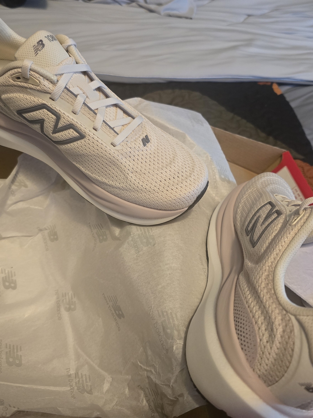 New Balance Women's 1080v15 Running Shoes - Grey - Picture 3 of 5